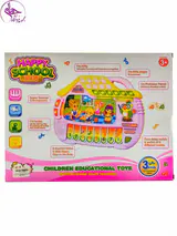 318/12 کلبه موزیکال پیانویی چراغدار برند happy school